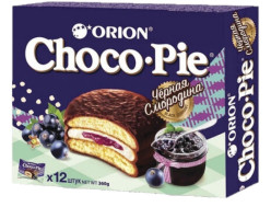 Choco Pie Cerny rybiz 12*30g Orion