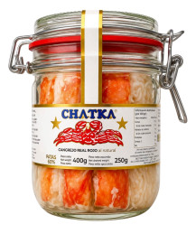Maso kamčatského kraba 60% maso 250g Chatka