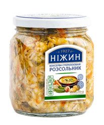 Sterilizované konzervy Rassolnik 450g Nižyn