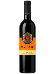 Červené polosladké víno Alazani 0,75L Mziani