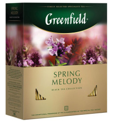 Černý čaj Spring Melody 150g (100×1,5 g) Greenfield
