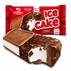 Zmrzlina Plombir Ice-Cake 90g Lasunka