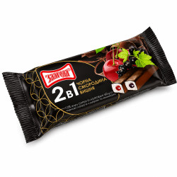 Tvarohové tyčinky 2v1 s náplní černý rybíz a višeň 60g Zlagoda