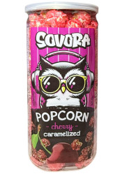 Popcorn s příchutí třešně 160g Sovora