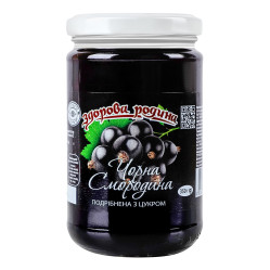 Drcený černý rybíz s cukrem 350g Zdorova rodyna