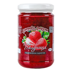 Drcené jahody s cukrem 350g Zdorova rodyna