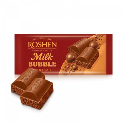 Mléčná bublinková čokoláda 80 g Roshen