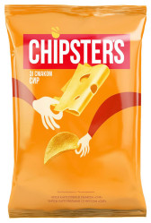 Čipsy se sýrovou příchutí 120g Chipsters