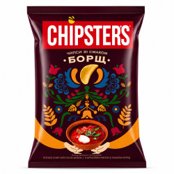 Bramborové chipsy s příchutí Boršč 100g Chipsters