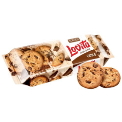 Sušenký Lovita s kousky čokoládý 150g Roshen