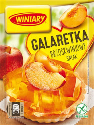 Želé s příchutí broskve 75 g Galaretka Winiary