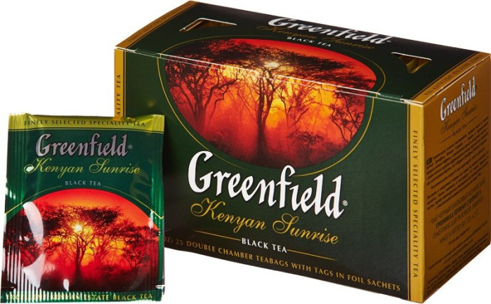 detail Černý čaj Greenfield Kenyan Sunrise 25x2g