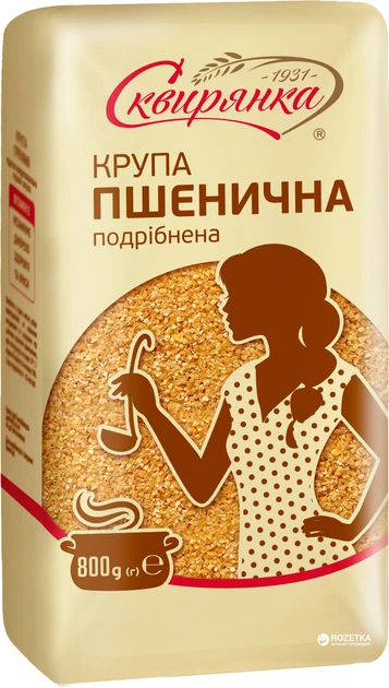 detail Krupice z měkké pšenice drcená leštěná 800g Skviryanka