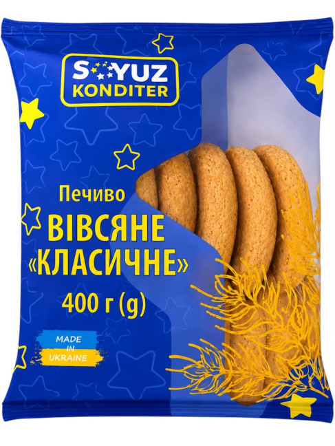 detail Ovesné sušenky Klasické 400g Soyuz
