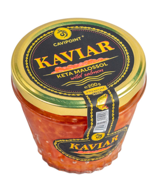 detail Kaviár z divokého lososa Keta 200g