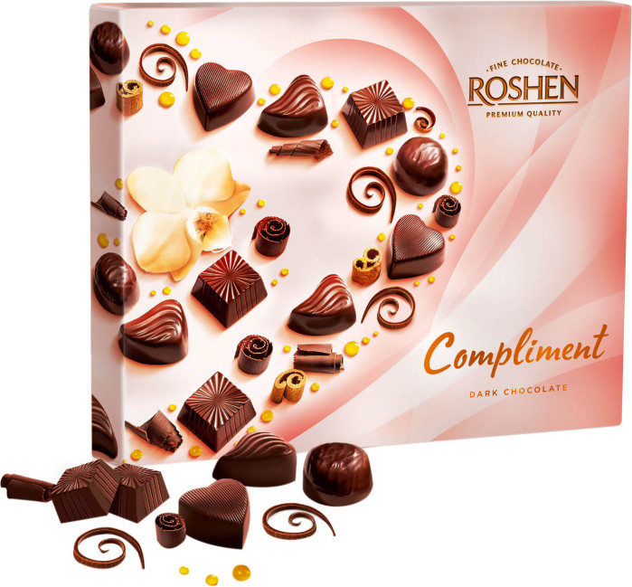 detail Bonboniéra Assorti COMPLIMENT 145 g Roshen