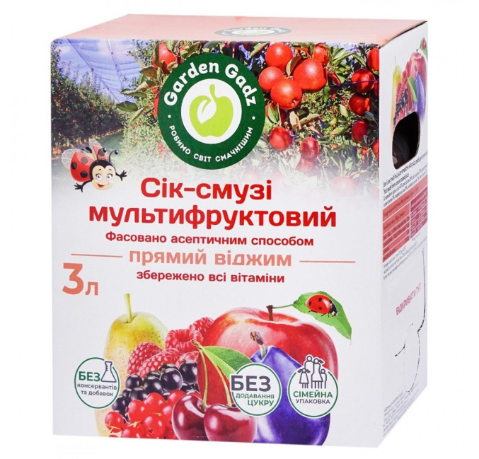 detail Multifruitový džus-smoothie 3,0L Garde Gadz