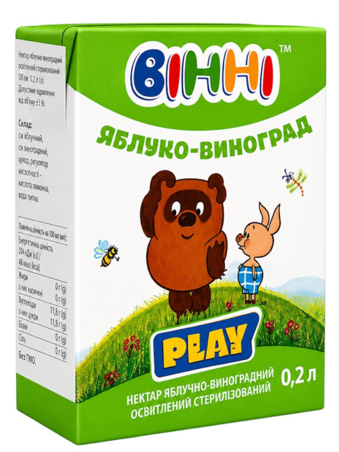 detail Jablečno-hroznový nektar 200ml VINNI