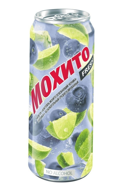 detail Koktejl Mochito Borůvka Alk 0% 0.45L Očakovo