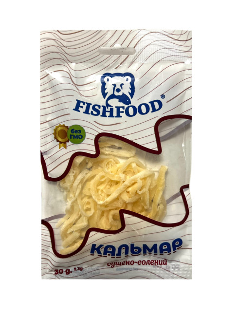 detail Kalamar sušený a solený 30g Fishfood