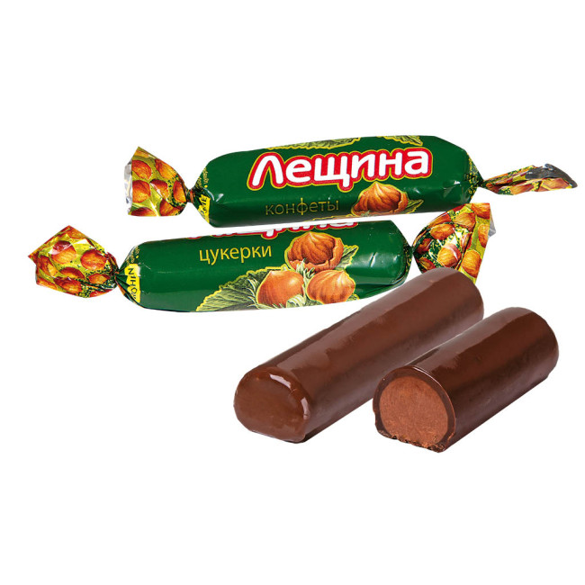 detail LEŠINA ROSHEN čokoládové bonbony Roshen