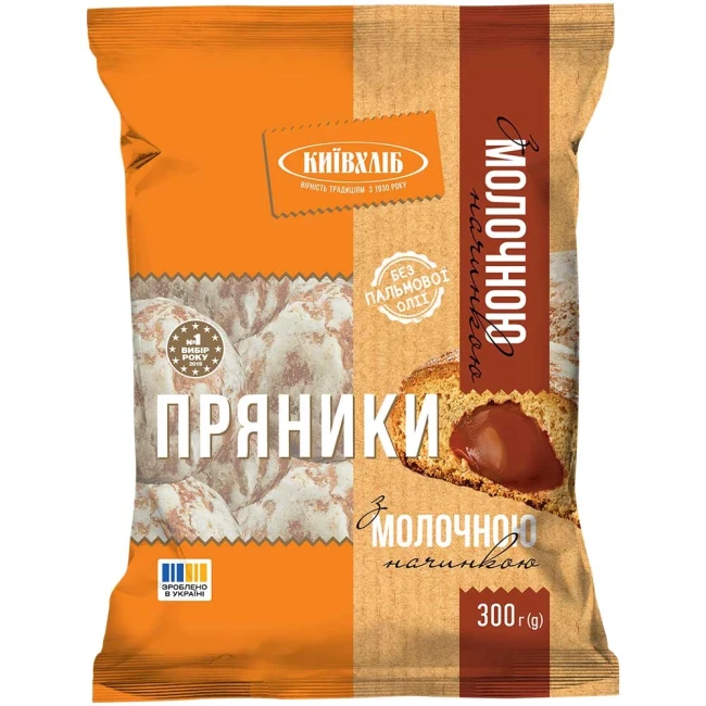 detail Perníky s mléčnou náplní 300g Kyivkhlib