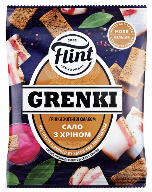 detail Suchariky Špek s křenem 70g Flint
