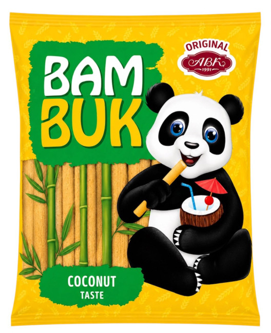detail Tyčinky Bam-Buk s kokosovou příchutí 160g ABK
