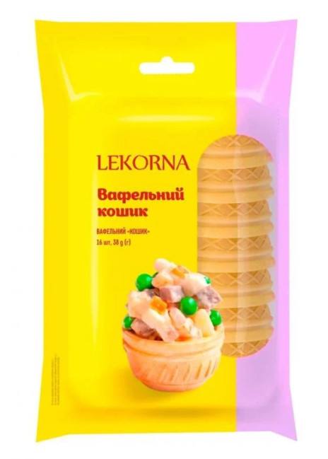 detail Oplatkové tartaletky Košík 16×38g LEKORNA