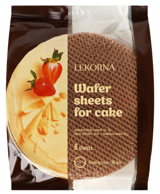 detail Oplatkové listy Assorti s kakao 90g Lekorna