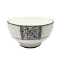 náhled Porcelánová miska „Černý vzor“, 11,8×6,8cm, 310ml